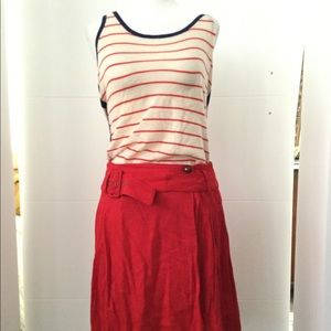 A.B.S. Linen motorcycle jacket with skirt